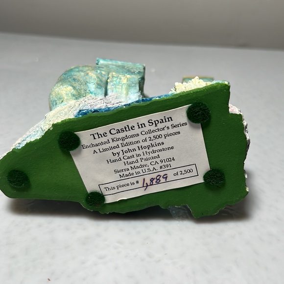 Vintage John Hopkins "The Castle in Spain" Hand Painted Limited Edition Numbered - Picture 11 of 12